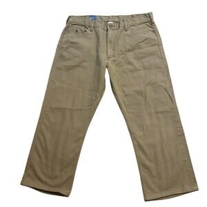Polo Ralph Lauren Tan Jeans Cotton Men's Size 38 x 26 (altered)
